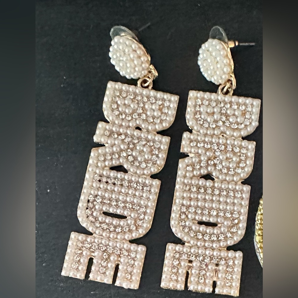 Never worn Bride earrings